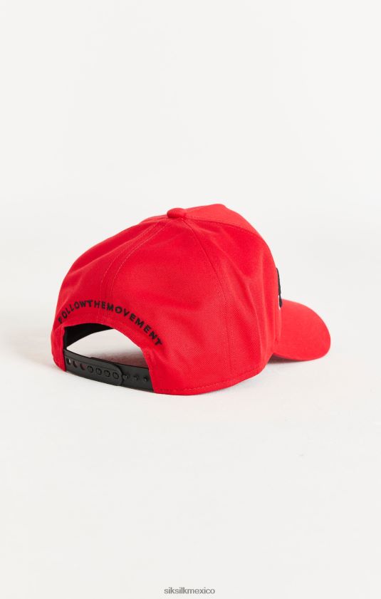 gorra roja accesorio unisexo SikSilk 8TT44N229