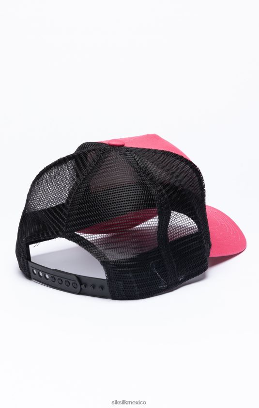 gorra trucker malla 89 rosa accesorio unisexo SikSilk 8TT44N244