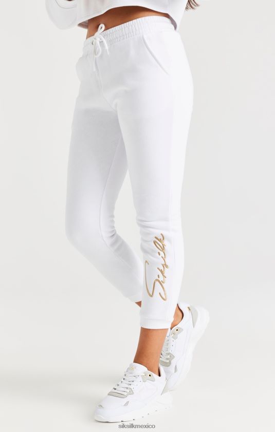 jogger blanco característico vestir chicas SikSilk 8TT44N347