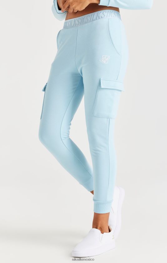 pantalones cargo con cintas - azul vestir chicas SikSilk 8TT44N352