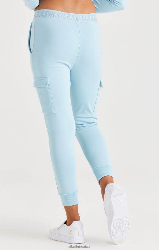 pantalones cargo con cintas - azul vestir chicas SikSilk 8TT44N352