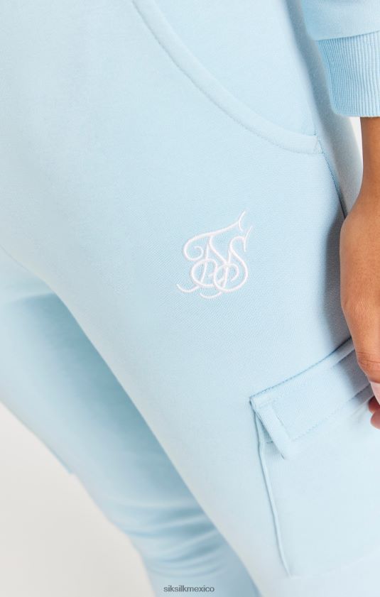 pantalones cargo con cintas - azul vestir chicas SikSilk 8TT44N352