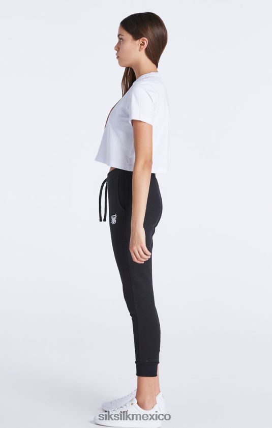 camiseta corta blanca esencial vestir chicas SikSilk 8TT44N321