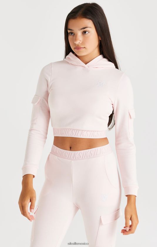 capota tipo cargo con cinta - rosa vestir chicas SikSilk 8TT44N331