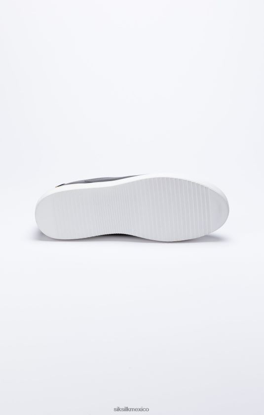 Zapatilla clásica negra con anillas en D de metal. calzado hombres SikSilk 8TT44N10