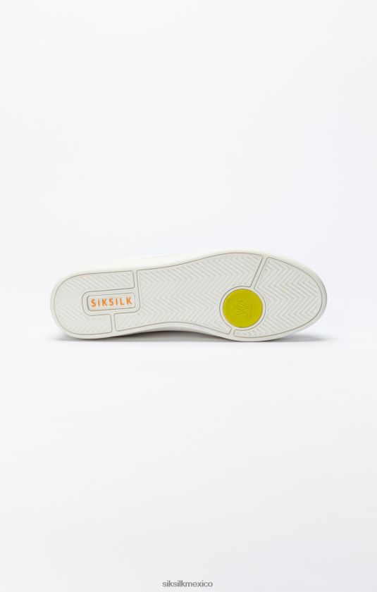 zapatillas casual bajas blancas calzado hombres SikSilk 8TT44N21