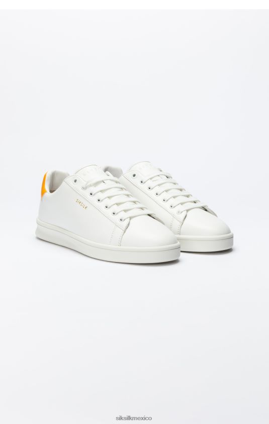 zapatillas casual bajas blancas calzado hombres SikSilk 8TT44N21