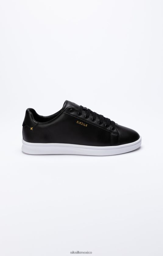 zapatillas casual bajas negras calzado hombres SikSilk 8TT44N17