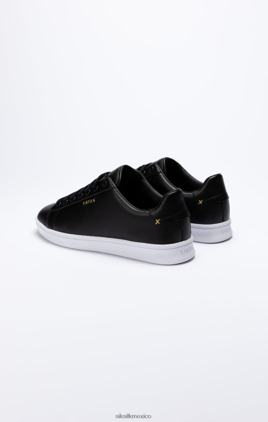 zapatillas casual bajas negras calzado hombres SikSilk 8TT44N17