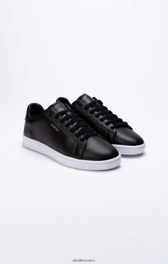zapatillas casual bajas negras calzado hombres SikSilk 8TT44N17