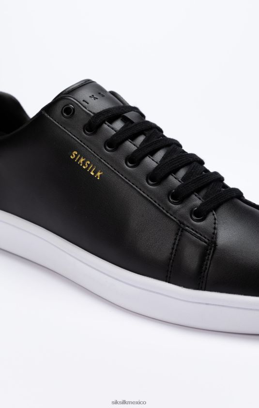 zapatillas casual bajas negras calzado hombres SikSilk 8TT44N17
