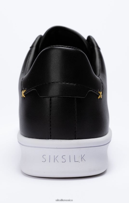zapatillas casual bajas negras calzado hombres SikSilk 8TT44N17