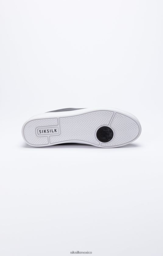 zapatillas casual bajas negras calzado hombres SikSilk 8TT44N17