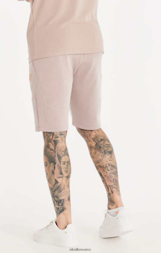 short texturizado lavado rosa vestir hombres SikSilk 8TT44N572