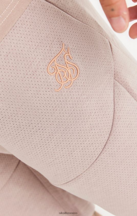 short texturizado lavado rosa vestir hombres SikSilk 8TT44N572