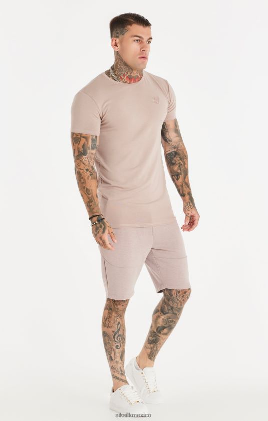 short texturizado lavado rosa vestir hombres SikSilk 8TT44N572