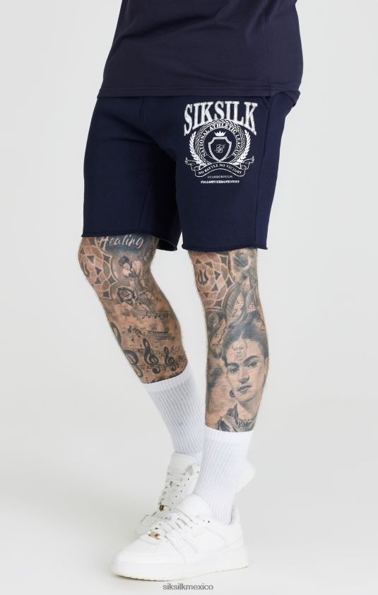vuelo azul marino corto vestir hombres SikSilk 8TT44N592