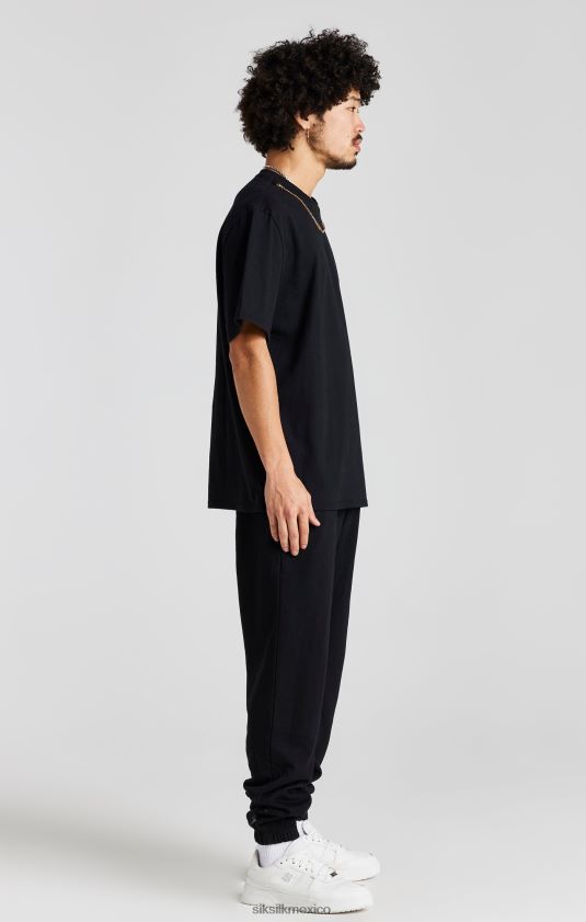 jogger de cadena negro vestir hombres SikSilk 8TT44N533