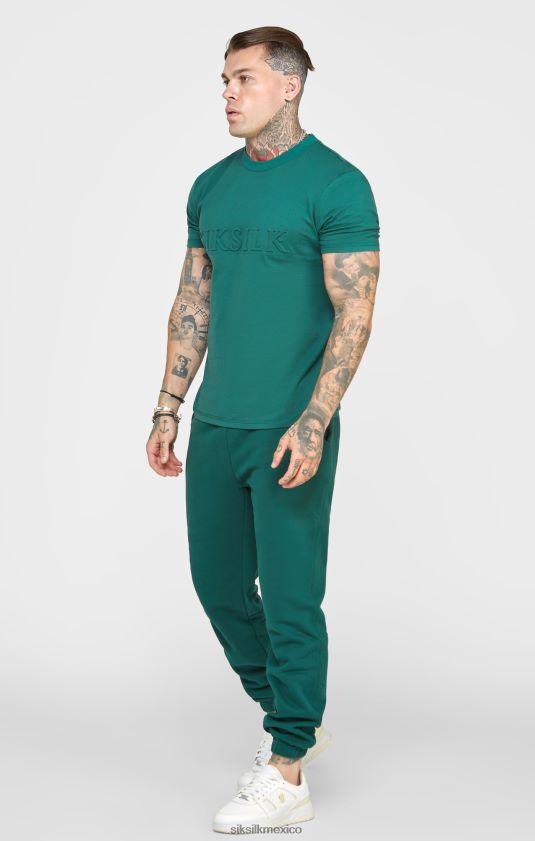 jogger relajado verde vestir hombres SikSilk 8TT44N541