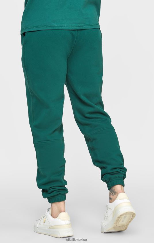 jogger relajado verde vestir hombres SikSilk 8TT44N541