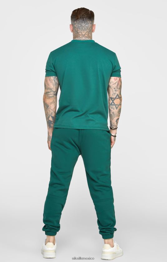 jogger relajado verde vestir hombres SikSilk 8TT44N541