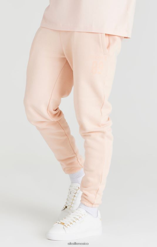 jogger rosa con puños holgados vestir hombres SikSilk 8TT44N534