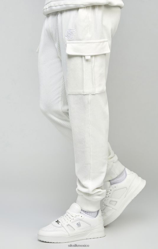 joggers cargo de pana crudo vestir hombres SikSilk 8TT44N530