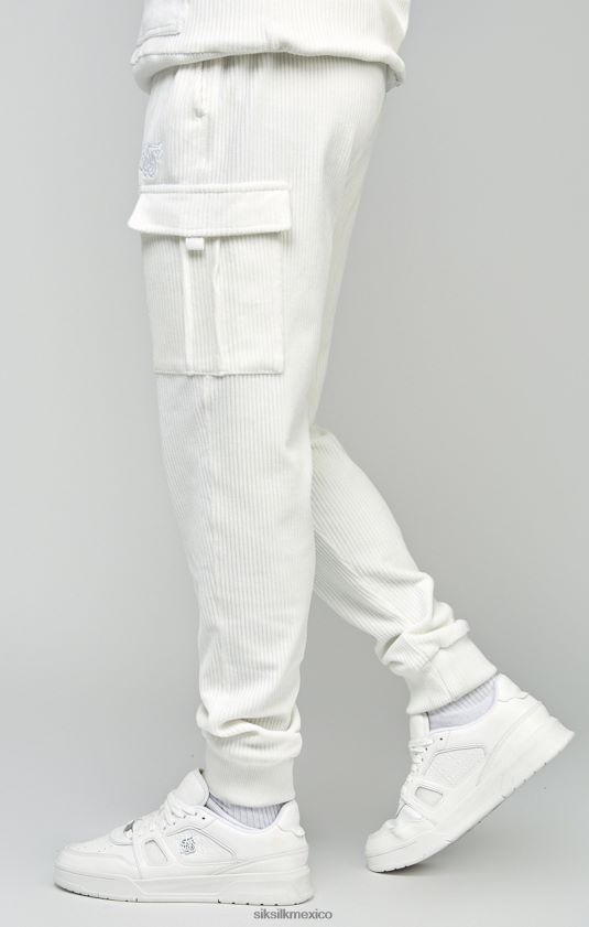 joggers cargo de pana crudo vestir hombres SikSilk 8TT44N530