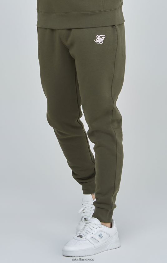 jogger caqui esencial con puños vestir hombres SikSilk 8TT44N518