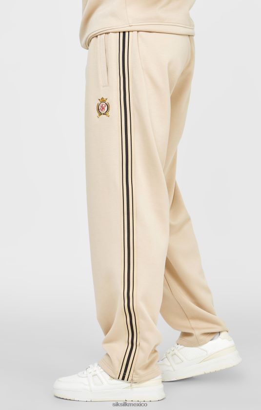 pantalón holgado color crudo vestir hombres SikSilk 8TT44N528