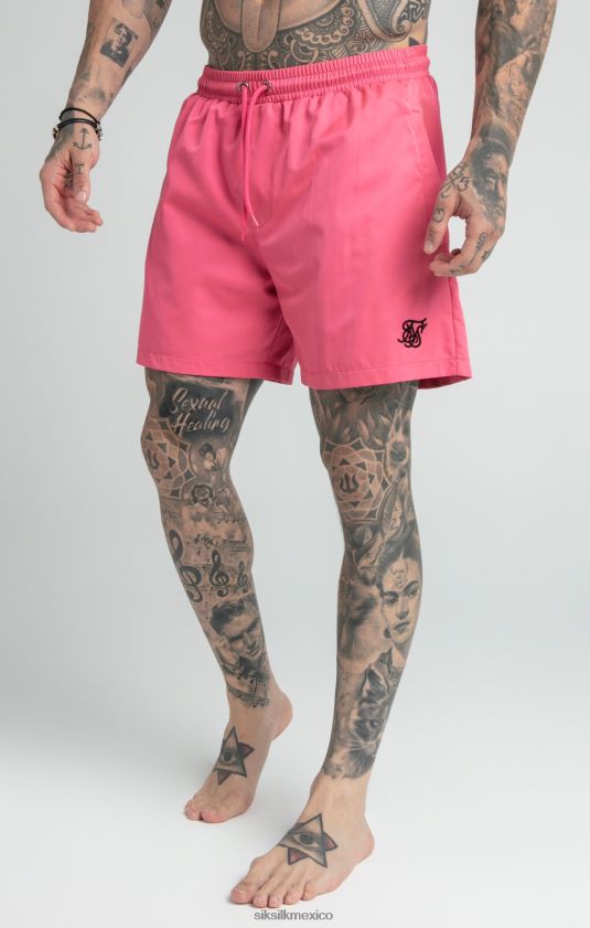 bañador rosa corto vestir hombres SikSilk 8TT44N616