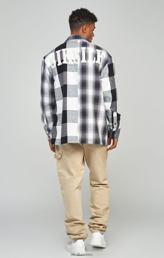 denim carpintero crudo de corte recto vestir hombres SikSilk 8TT44N555