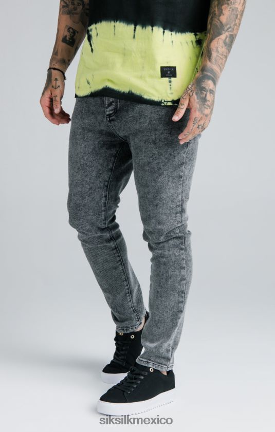 steve aoki jeans negros holgados vestir hombres SikSilk x 8TT44N561