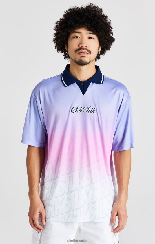 camiseta de fútbol azul marino vestir hombres SikSilk 8TT44N382