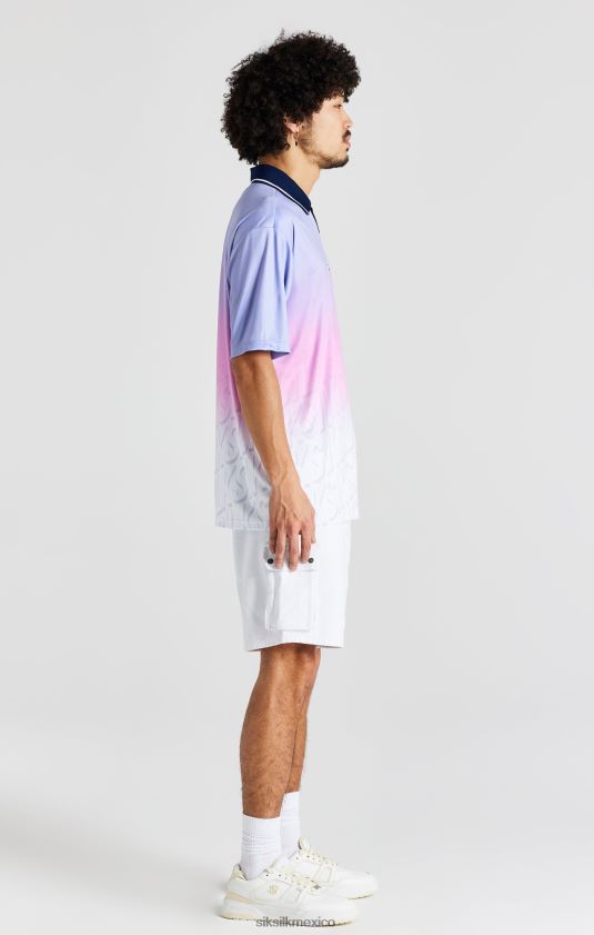 camiseta de fútbol azul marino vestir hombres SikSilk 8TT44N382