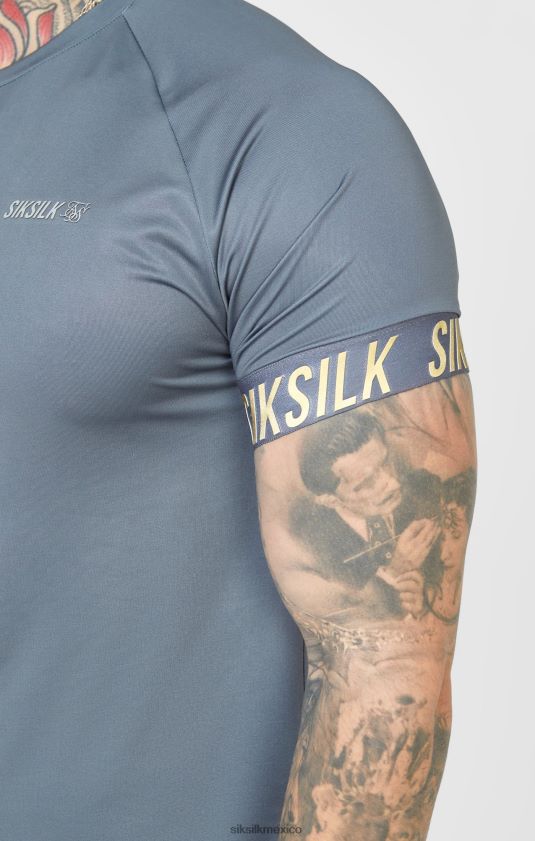 camiseta deportiva color carbón vestir hombres SikSilk 8TT44N365