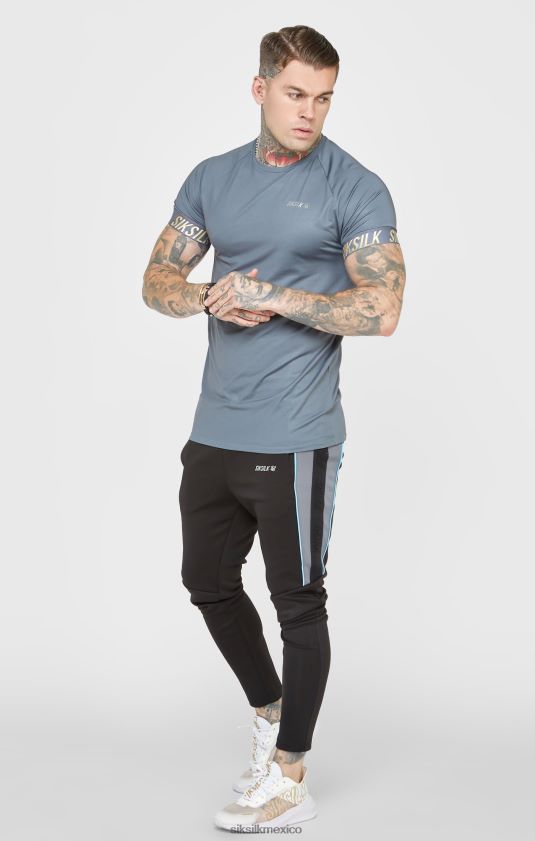 camiseta deportiva color carbón vestir hombres SikSilk 8TT44N365