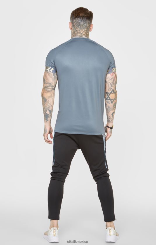camiseta deportiva color carbón vestir hombres SikSilk 8TT44N365