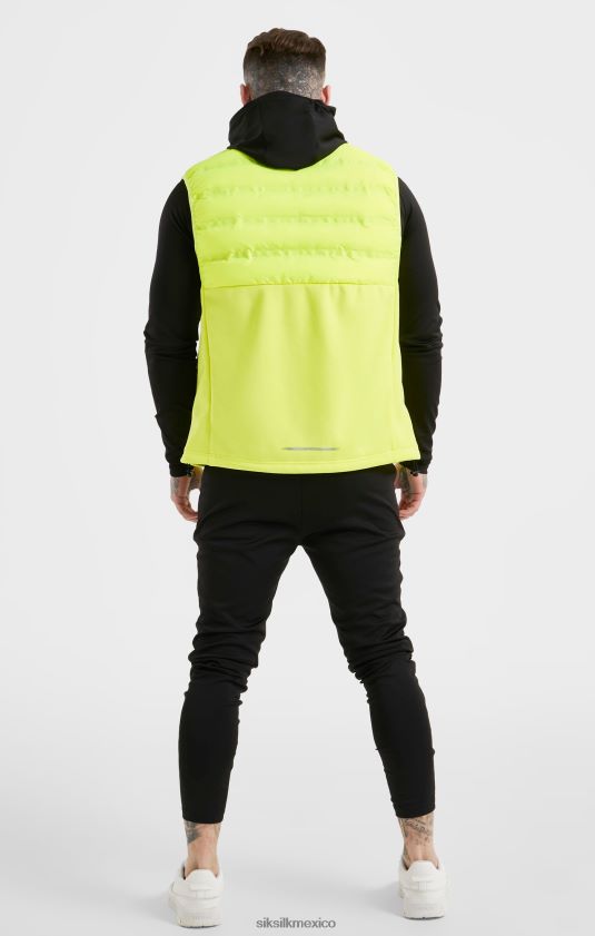 chaleco deportivo amarillo vestir hombres SikSilk 8TT44N492