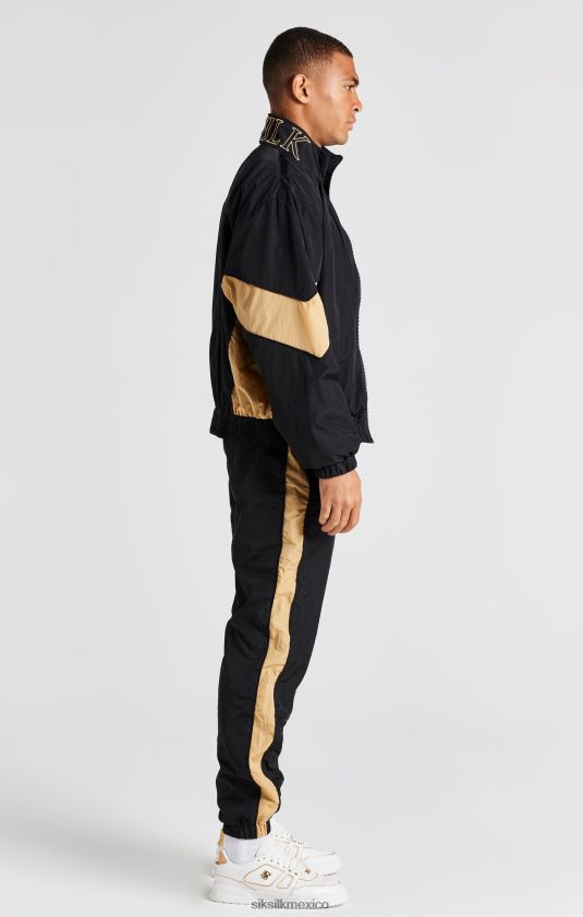chaqueta bomber con paneles negros vestir hombres SikSilk 8TT44N468
