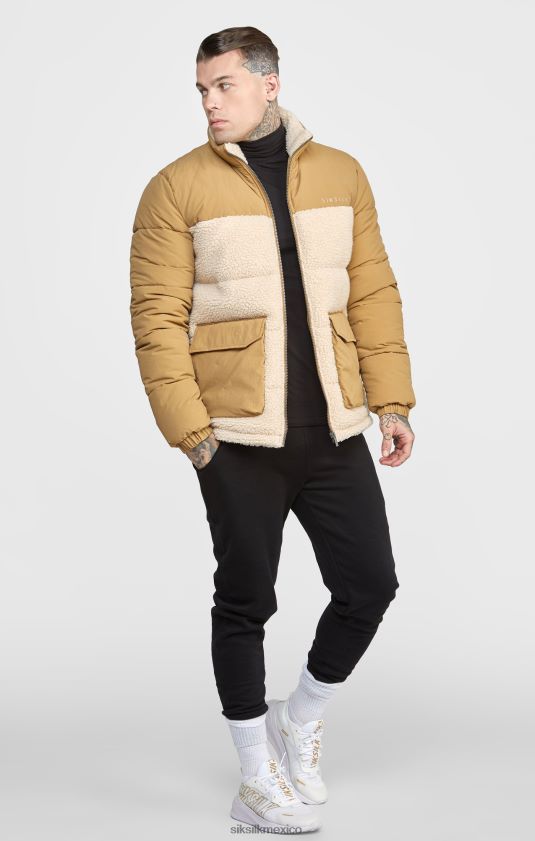 chaqueta de burbujas de piedra vestir hombres SikSilk 8TT44N474