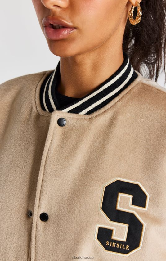 chaqueta universitaria de aniversario crudo vestir hombres SikSilk 8TT44N486