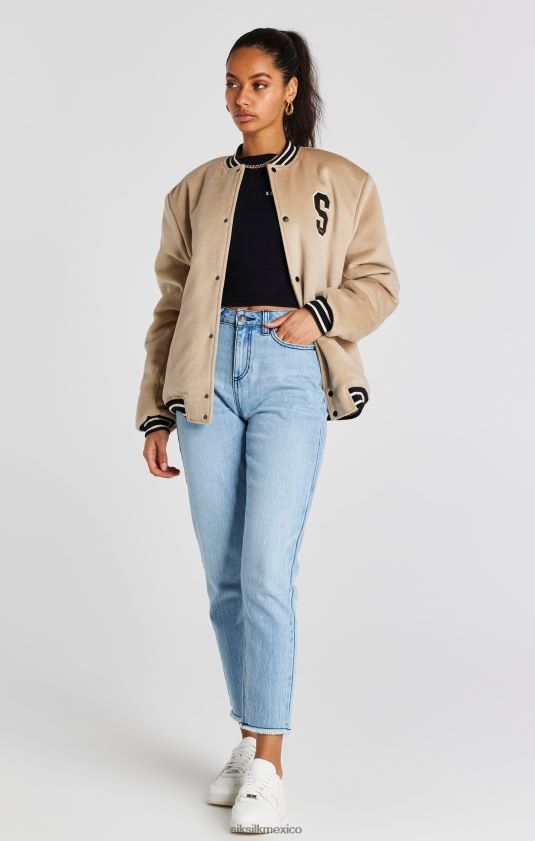 chaqueta universitaria de aniversario crudo vestir hombres SikSilk 8TT44N486