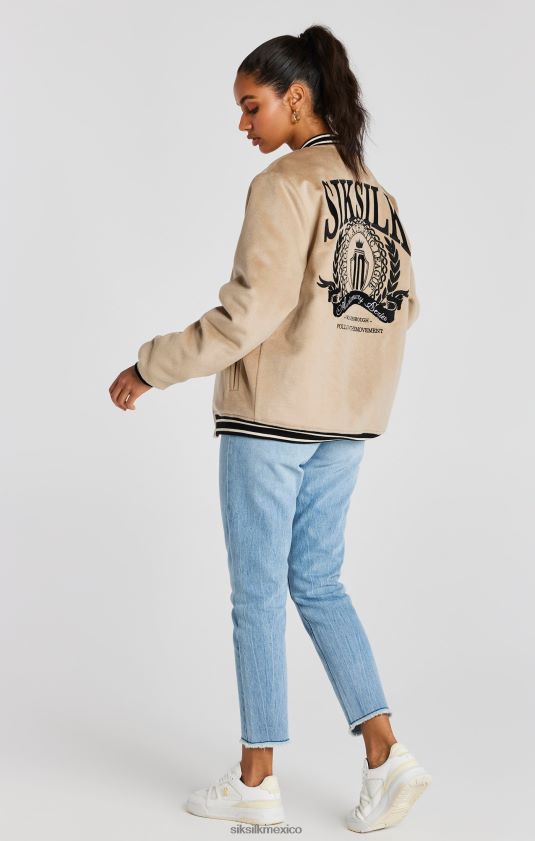 chaqueta universitaria de aniversario crudo vestir hombres SikSilk 8TT44N486