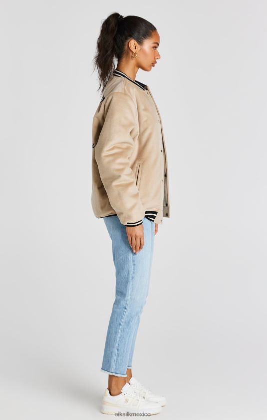 chaqueta universitaria de aniversario crudo vestir hombres SikSilk 8TT44N486