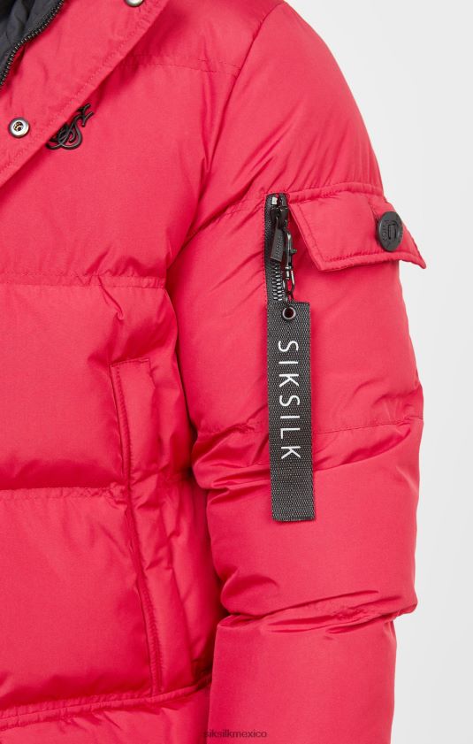 parka ártica roja vestir hombres SikSilk 8TT44N470