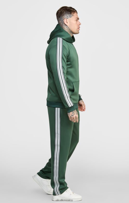 sudadera con capucha verde inteligente vestir hombres SikSilk 8TT44N434