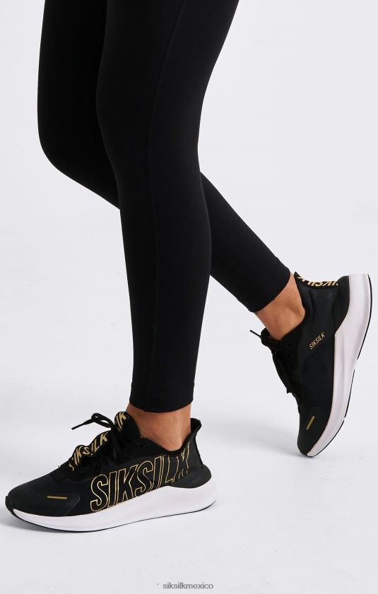 Zapatillas de running Mako Performance negras. calzado mujer SikSilk 8TT44N258