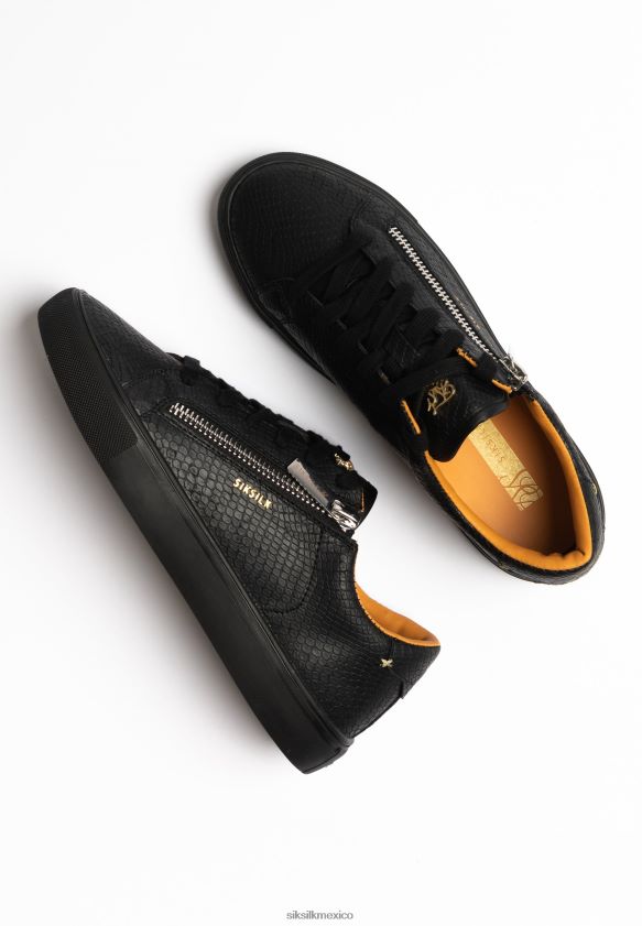 piel de serpiente kirkie negra calzado mujer SikSilk 8TT44N277