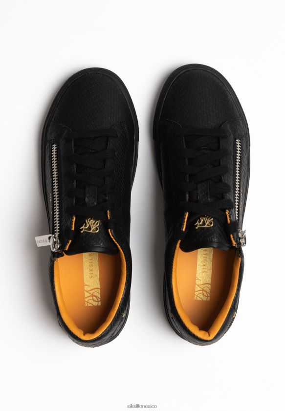 piel de serpiente kirkie negra calzado mujer SikSilk 8TT44N277